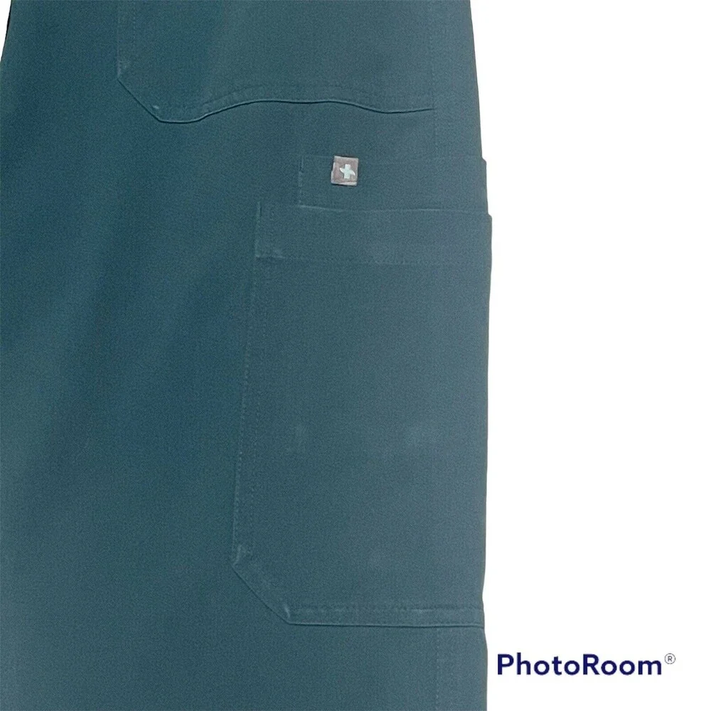 Figs Cairo Cargo Drawstring Technical Collection Scrub Pants Green Size M